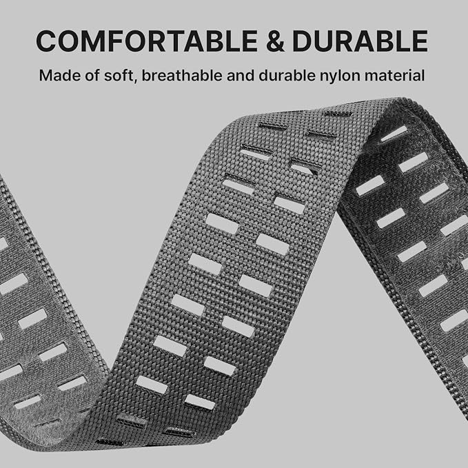 Bandletic Compatible with Garmin Quatix 8 47mm Watch Band - 22mm Quick Fit Replacement Nylon Strap for Fenix 8 47mm 7 6 Pro/5 Plus/Instinct 3 E 45mm 2/Forerunner 970/965/955/Approach S70/S62/S60/Epix