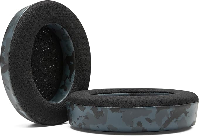 WC Freeze HD6XX - Cooling Gel Earpads for Sennheiser HD6XX, HD58X, HD600, HD650, HD660S, HD660S2, HD580, HD565 & More, Made by Wicked Cushions | Extra Comfortable and Cool | Black Camo