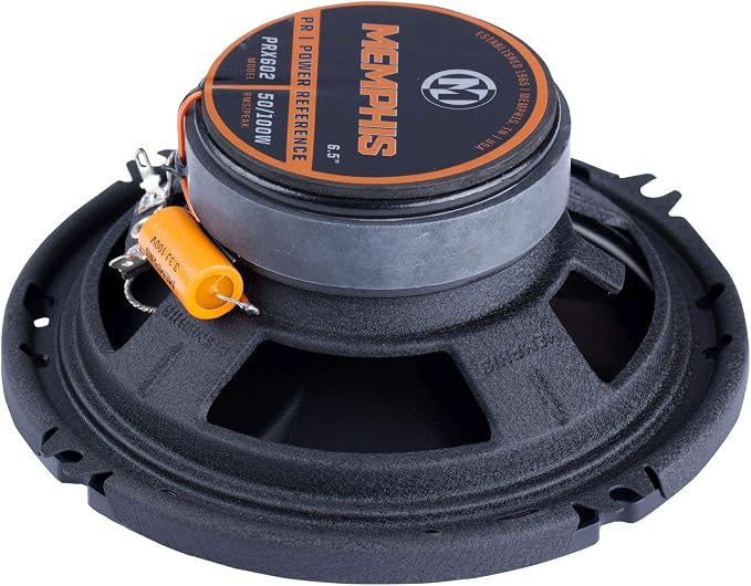 Memphis PRX602 Power Reference Series 6.5" 2-Way Coaxial Speakers with Swivel Tweeters - Pair