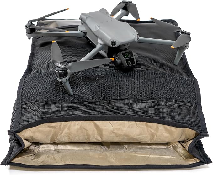 Mission Darkness Recon Faraday Drone Shield // Military-Grade RF Shielding for Drones UAVs Electronics Mobile Devices // Digital Forensics Signal Isolation Anti-tracking Travel Protection Bag