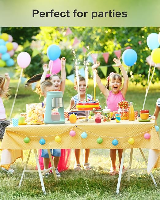 CROWNFUL Shaved Ice Machine, Snow Cone Machine with 2 Ice Cups, Ice Shaver Machine for Snow Cones, Snowballs, Frozen Cocktails and More, Easy to DIY with Snow Cone Syrup at Home, Gifts for Men&Women