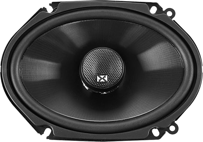 NVX VSP68 600W Peak (200W RMS) 6x8 V-Series 2-Way Coaxial Speakers with 25mm Silk Dome Tweeters