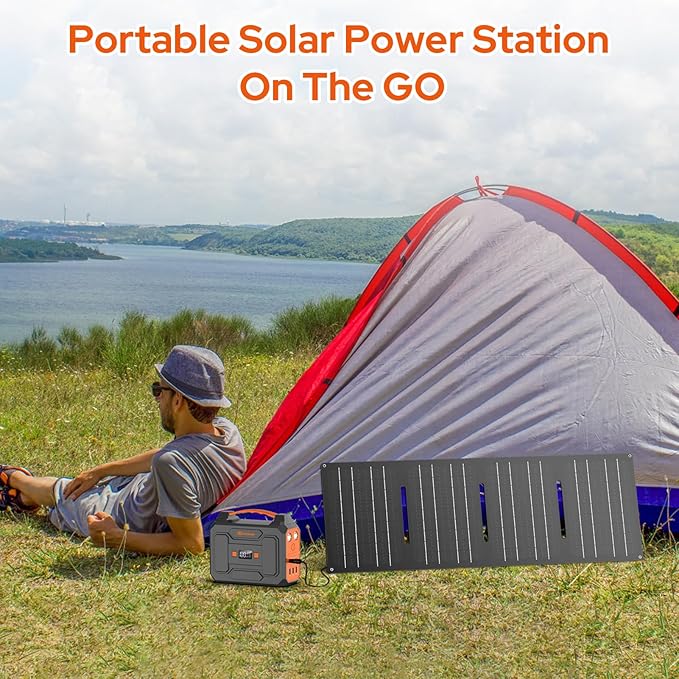 ZeroKor Portable Power Station 100W, Power Pack with 110V AC Outlet, Portable Solar Generator 146Wh External Battery with DC USB C QC3.0 for Smart Devices Camping Home RV VanLife(without Solar Panel)