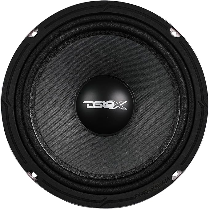 DS18 PRO-X8.4M Loudspeaker - 4", Midrange, Red Steel Basket, 550W Max, 275W RMS, 8 Ohms - Premium Quality Audio Door Speakers for Car or Truck Stereo Sound System (1 Speaker)