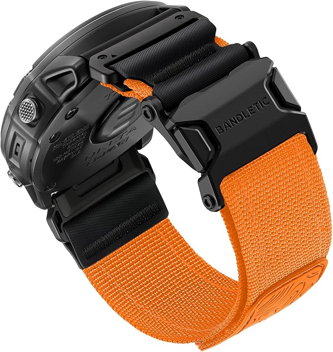 Bandletic Magnetic Bands Compatible with Garmin Fenix 6X Watch Band, 26mm Quick Fit Strap for Fenix 8 51mm/7X Pro/5X Plus/3/3 HR/Instinct 2X 3 50mm /Enduro/Quatix Tactix 8 51mm/Epix Pro (Gen 2) 51mm