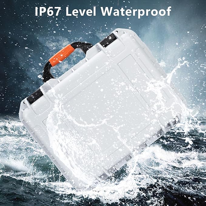 AMAZEAR Hard Case for Apple Vision Pro,Perfect for Storing Vision Pro and Battery at Home or While Traveling, Large Capacity Apple VR Waterproof Hard Case, Premium Apple Vision Pro Accessories