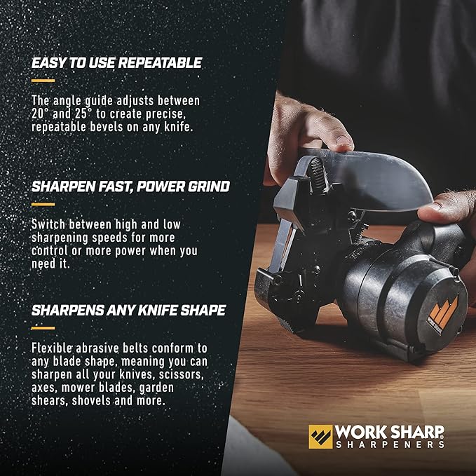 Work Sharp Knife & Tool Sharpener Mk.2 + Replacement Belt Kit