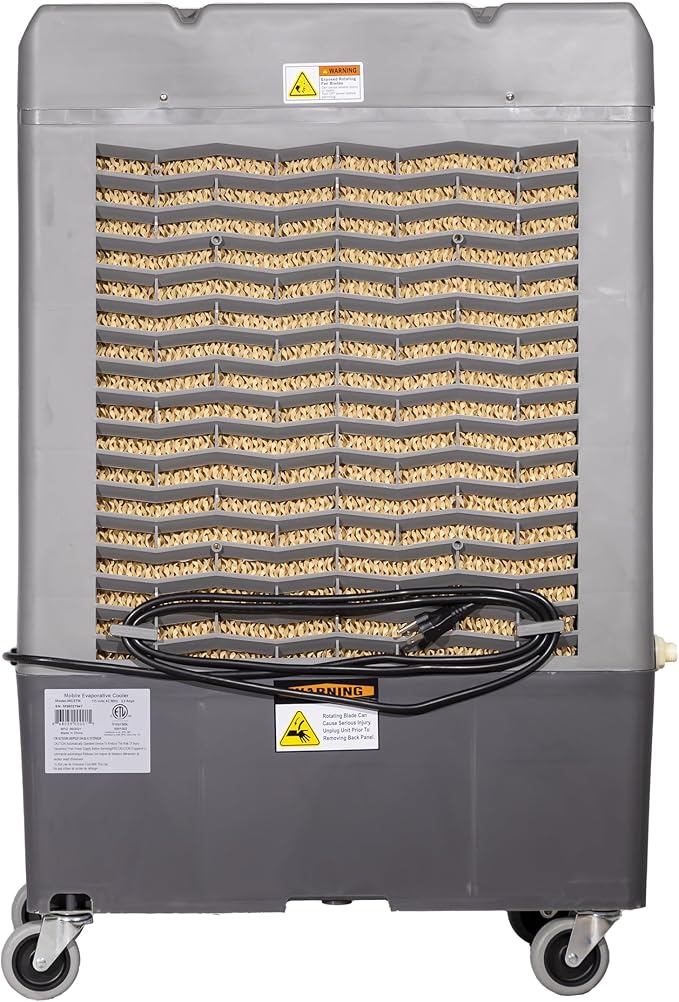 Hessaire 5300 CFM 3-Speed Portable Evaporative Cooler (Swamp Cooler) for 1600 square feet