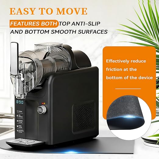 5 in 1 Slushie Machine for Home, No Ice Needed Frozen Drink Maker with Anti-Slip Mat, 61oz Slushy Machine Self-Cleaning and LED Display for Margaritas, Frappes, Smoothies and Shakes (Grey)
