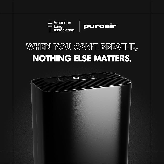 PuroAir 400 HEPA Air Purifier Large Room Air Cleaner up to 2,000 Ft² - HEPA CarbonTech Filter up to 500X Stronger - Air Quality Sensor, Auto & Quiet Sleep Modes - Air Purifiers for Large Rooms
