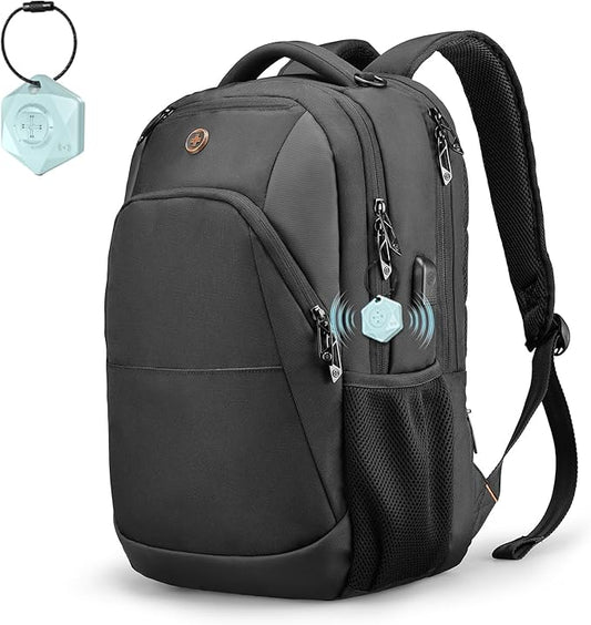Swissdigital Design Business Laptop Backpack, College Laptops Backpack with USB Charging Port for Men and Women Fits 16 Inch Notebook, Black-Finder Color Random | SD1670BT013-01