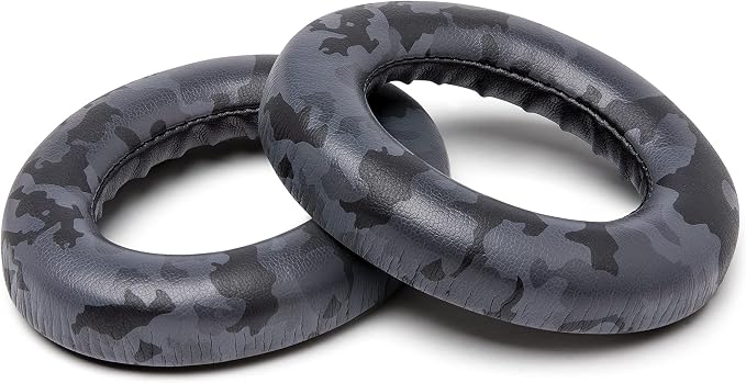 WC Wicked Cushions Upgraded Replacement Ear Pads for Bose 700 Noise Cancelling Headphones (NC700) - Softer PU Leather, Luxurious Memory Foam, Added Thickness, Extra Durable Ear Cushions | (Black Camo)
