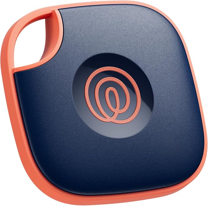 Tile by Life360 Mate Bluetooth Tracker, Keys Finder and Item Locator for Keys, Bags and More. Phone Finder. Both iOS and Android Compatible. 1-Pack (Navy Blaze)