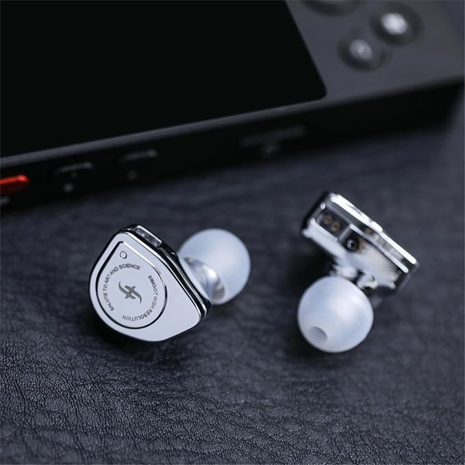 Linsoul SIMGOT EW200 10mm SCP Diaphragm Dynamic Driver in-Ear Earphones with All Metal Body, Detachable 0.78mm 2pin Silver-Plated OFC Cable for Audiophiles Musicians (EW200 DSP)