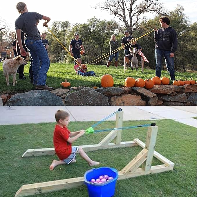 Water Balloon Launcher (dark blue-3);water balloon slingshot Beast 400-yard