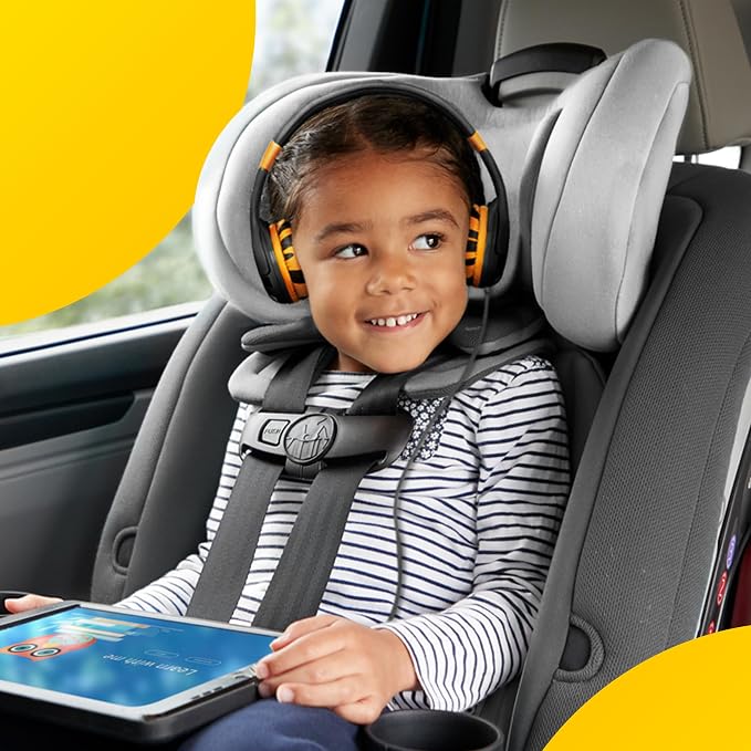 Kidrox Wired Toddler Headphones for 1-7 Years Old — 85dB Volume Limited Baby Headphones for Plane and Car Travel — Children Headset for Airplane, iPad and Tablet, Kids Headphone with Cord for Children