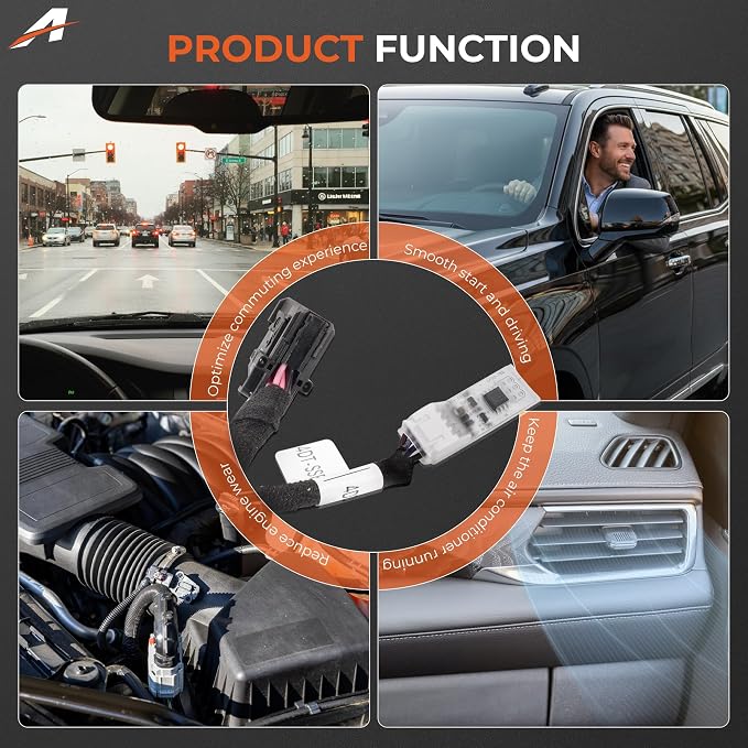 Auto Start Stop Eliminator Compatible with GMC Yukon & Chevy Tahoe Suburban 2021-2026 Accessories, Plug and Play Easy Install Autostop Eliminator