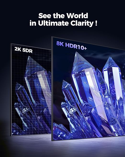 Silkland HDMI eARC/ARC Cable 3.3FT, 8K Certified Ultra High Speed HDMI 2.1 [8K@60Hz, 4K@120Hz] Dolby Atmos Vision, 48Gbps, HDR10, HDCP Compatible for Samsung/Bose/Vizio/SoundBar
