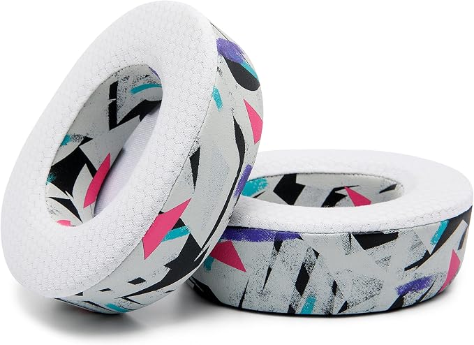 WC Freeze Nova Pro Wireless - Cooling Gel Earpads for Arctis Nova Pro Wireless, Nova Elite & Nova Pro Omni (Doesn’t Fit Other Models), by Wicked Cushions, Extra Thick & Comfortable | 90's White
