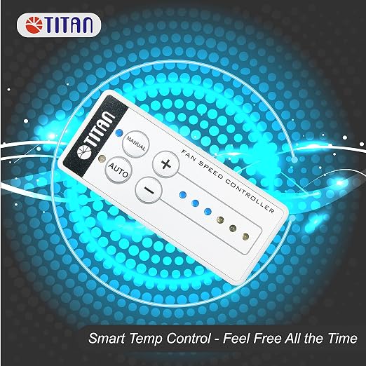 TITAN- 12V DC Double Rack Mount Ventilation Cooling Fan for Fridge Vent and Ventilation Grille with Speed Controller (120mm)
