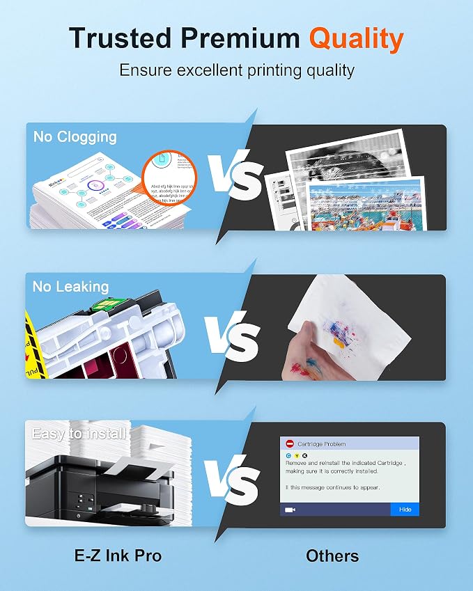 E-Z Ink Pro LC103 LC103XL Compatible Ink Cartridge Replacement for Brother LC103 XL LC103XL LC101 LC103CL Ink Cartridges Compatible with MFC-J870DW MFC-J475DW MFC-J6920DW MFC-J470DW (15 Pack)