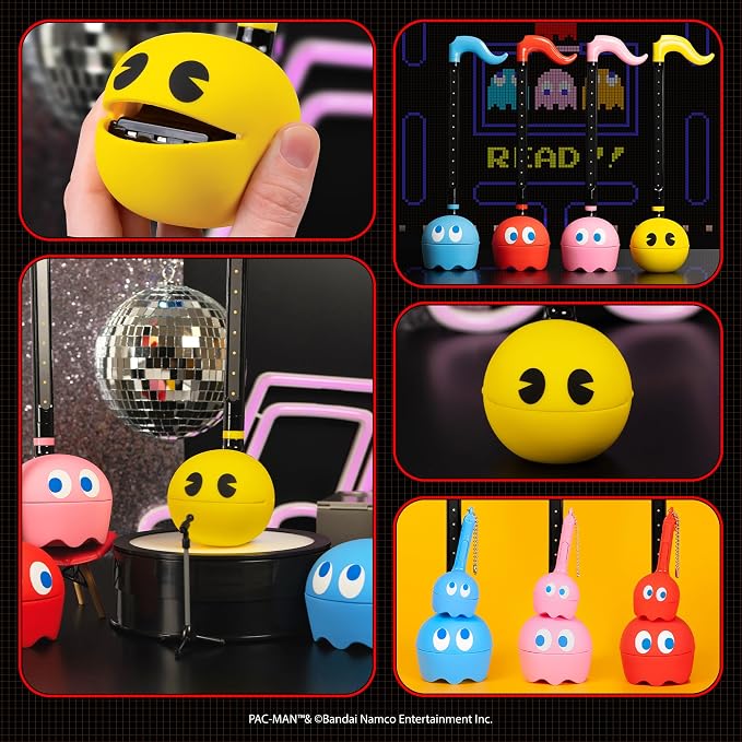 Otamatone PAC-MAN Electronic Musical Instrument Portable Synthesizer Toy from Japan by Maywa Denki – Fun Award-Winning Music Toy for Kids, Teens & Adults [English Instructions]