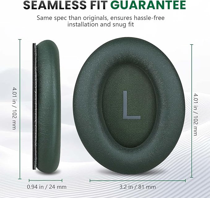 Replacement Ear Pads Cushions for Bose QuietComfort (QC) 45 35 35ii SE & New QuietComfort(Deep Bass) Headphones, Softer Earpads for QC45 QC35 (ii) QC-SE & New QC (Model 884367)