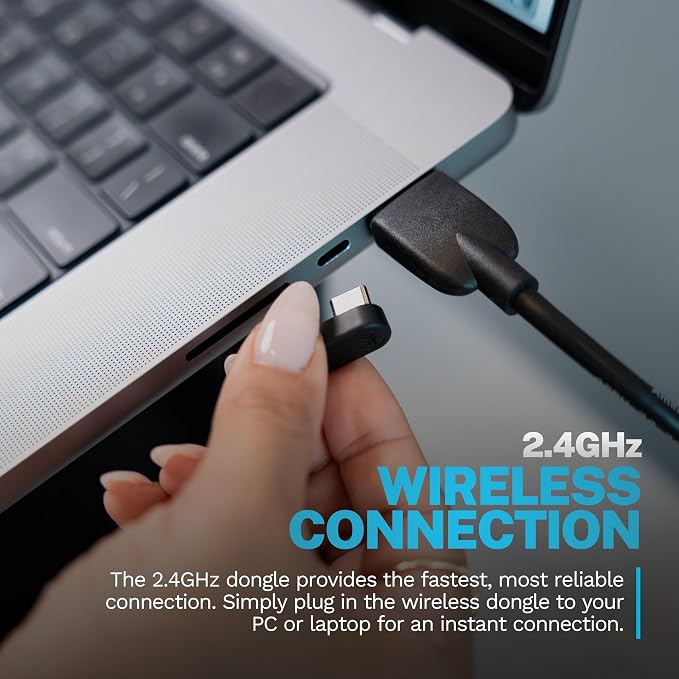 JLab Flow Keyboard and Mouse Bundle, Wireless Bluetooth or USB-C, AI Button, smart Media knob, ambidextrous Mouse, Black