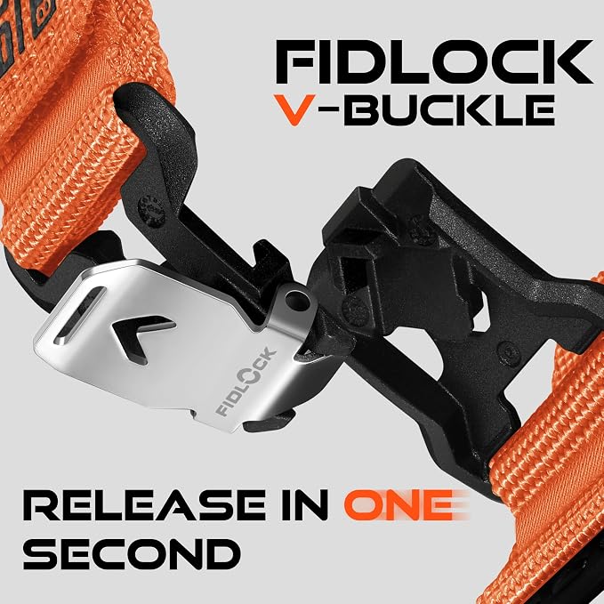 Bandletic Compatible with Garmin Fenix 6 Watch Band - 22mm Easy-Fit Rugged Nylon Strap with Magnetic Fidlock V-Buckle for Fenix 8 47mm/7 6 Pro/5 Plus/Forerunner 965/945/Instinct 3 2/Quatix 7/Approach