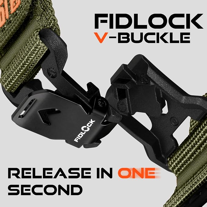 Bandletic Compatible with Garmin Instinct Watch Bands - 22mm Quick Fit Rugged Strap with Magnetic Fidlock V-Buckle for Fenix 8 47mm/7 6 Pro/5/5 Plus/Forerunner 965/945/Approach S62/S60/Quatix 7