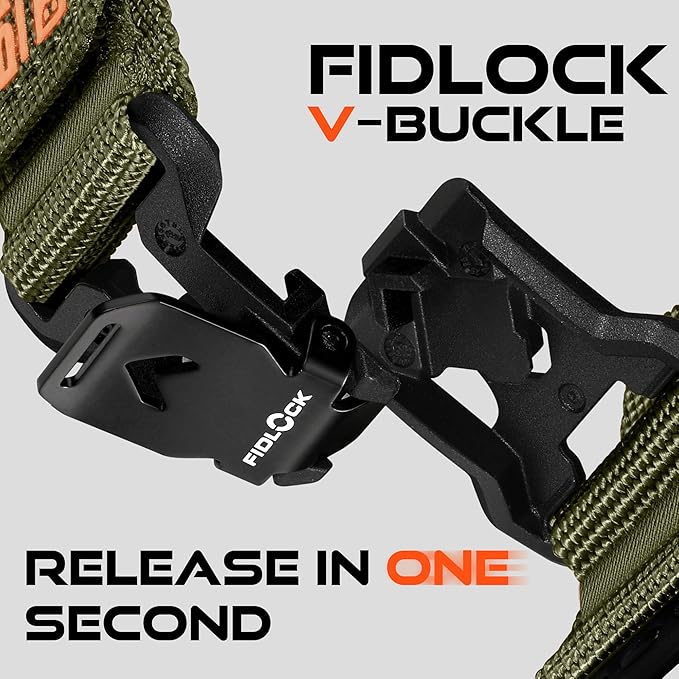 Bandletic Compatible with Garmin Instinct Watch Bands - 22mm Quick Fit Rugged Strap with Magnetic Fidlock V-Buckle for Fenix 8 47mm/7 6 Pro/5/5 Plus/Forerunner 965/945/Approach S62/S60/Quatix 7
