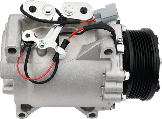 Honda CRV AC Compressor - Compatible with 2002-2006 Honda CR-V, 2.4L Vehicles - Replaces 10663AC, 1522110, 10345240, 10349721, 638951- HVAC Air Conditioner Compressor