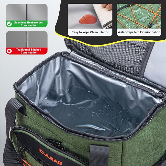 Backpack Coolers Insulated Leak Proof 38cans Soft Insulated Cooler Backpack for Women Men 12 Hours Cooling for Camping Hiking Beach Picnic
