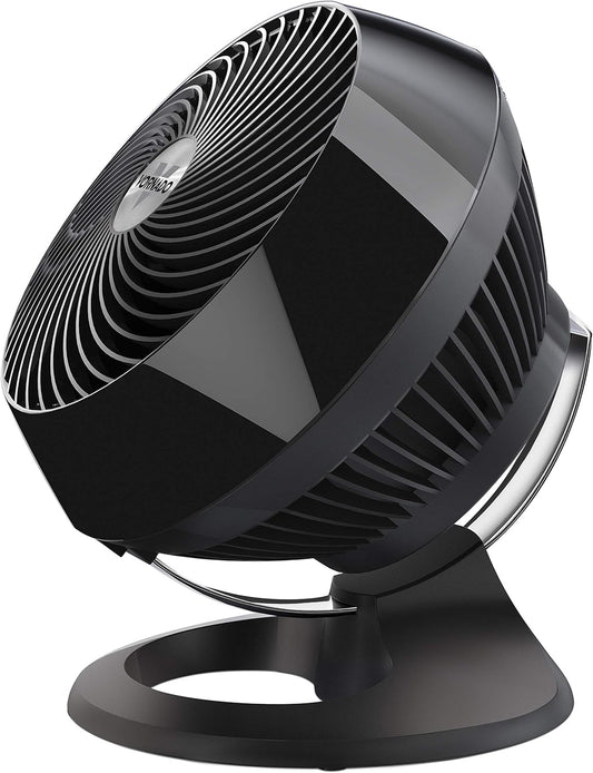 Vornado 660 Large Whole Room Air Circulator Fan for Home, 4 Speeds and 90-Degree Adjustable Tilt, Removable Grill, 10 Inch, Floor Fan for Bedroom, Office, Black