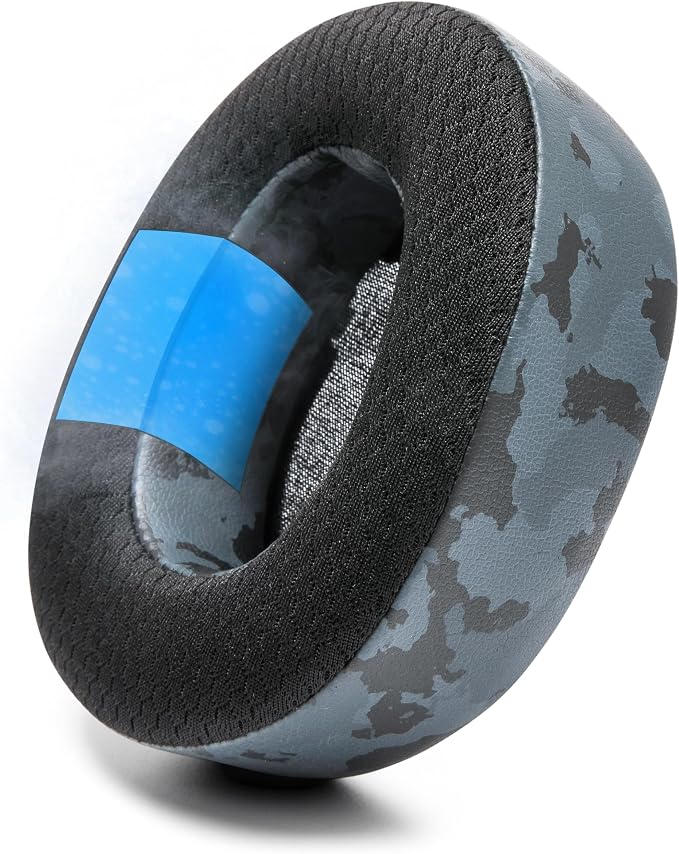 WC Modkit V2 Nova Pro Wireless, Pro Omni, & Elite - Gel Earpads, Extra-Wide Headband, & Side Plates for Arctis Nova Pro Wireless, Nova Elite & Nova Pro Omni by Wicked Cushions | Black Camo