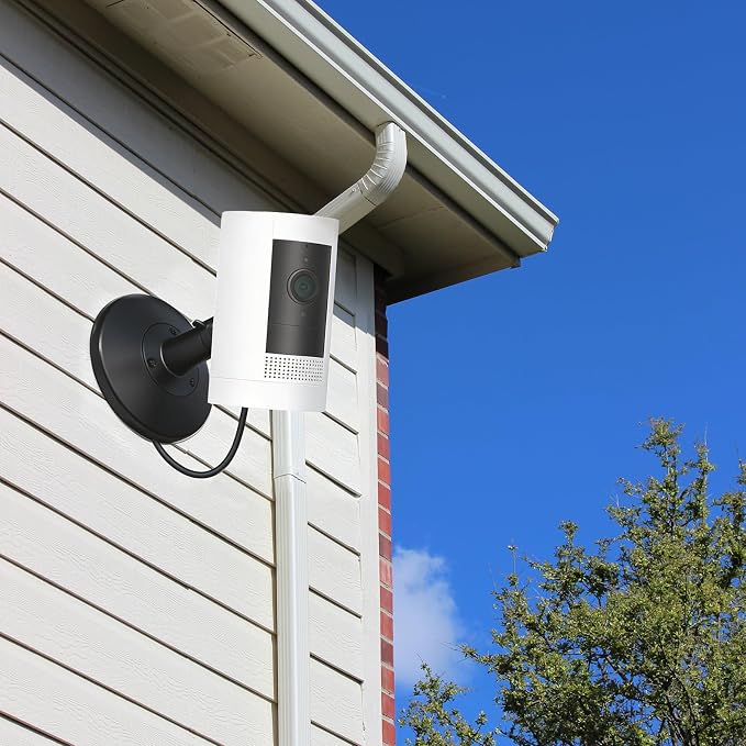 Hardwired Kit for Ring Cams (Outdoor Cam Plus, Stick Up Cam, Spotlight Cam Pro/Plus), IP67 Waterproof Design for Outdoor or Indoor Use,Black-1Pack