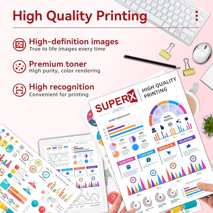 054H Toner Cartridges Compatible for Canon 054H 054 Toner Cartridges Set 054 054H Toner Work for Canon Color ImageCLASS MF644Cdw MF642Cdw LBP622Cdw MF641Cw Printer (4-Packs for 054H Toner, BCMY)
