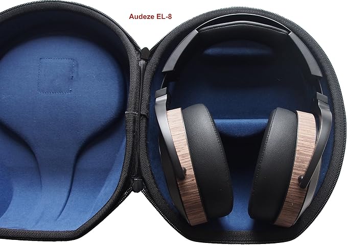 AHG Accessory House Global carrying case compatible with Sennheiser HD 650 HD 660S HD 660S2 HD600 Massdrop X HD 6XX HD58X Jubilee HD580 and HD565 headphones. Ultimate protection/Easy transport