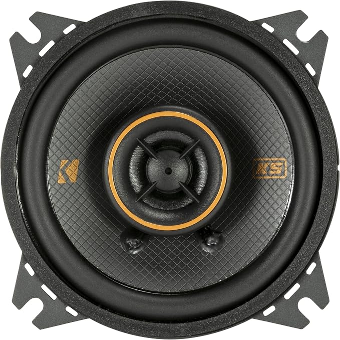 KICKER 51KSC404 KS-Series 4" Coaxial Speakers with .5" tweeters, 4-Ohm, Pair
