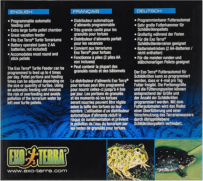 Exo Terra Turtle Automatic Feeder for Amphibians