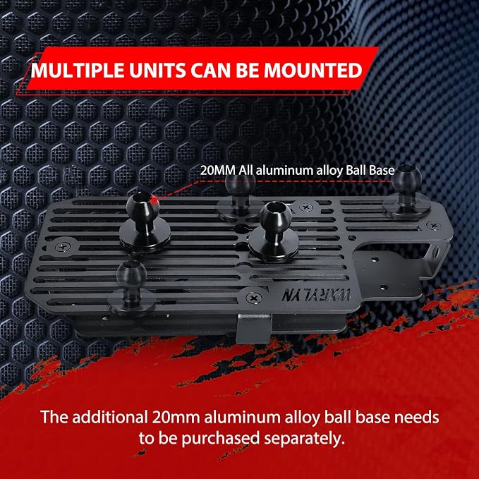 WXRYLYN 2026 2025 Tundra Metal Dash Platform Phone Mount Magnetic Phone Holder for 2022-2025 2026 Tundra 2023-2026 Sequoia Cell Phone Holder Dash Phone Mount 2024 Tun dra Dash Mount