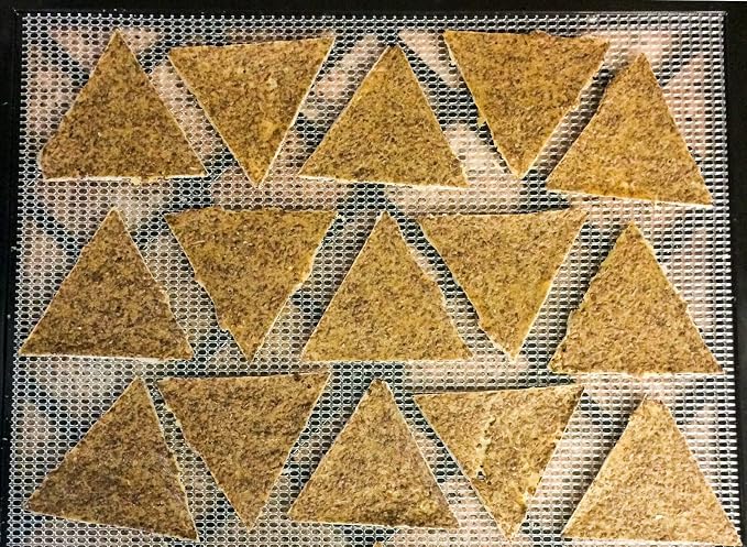 3 Triangle Chip Silicone Sheet Mold Compatible With Ivation Compatible With Gourmia Dehydrator Bright Kitchen Re-Usable Non-Stick Mat