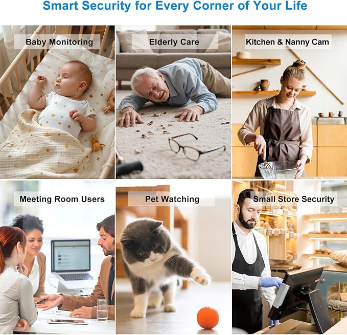 Hidden Camera Clock 4K HD WiFi, Wireless Camera with Night Vision Motion Detection, Nanny Cam for Home Security Indoor, Remote Live Stream Surveillance Camera
