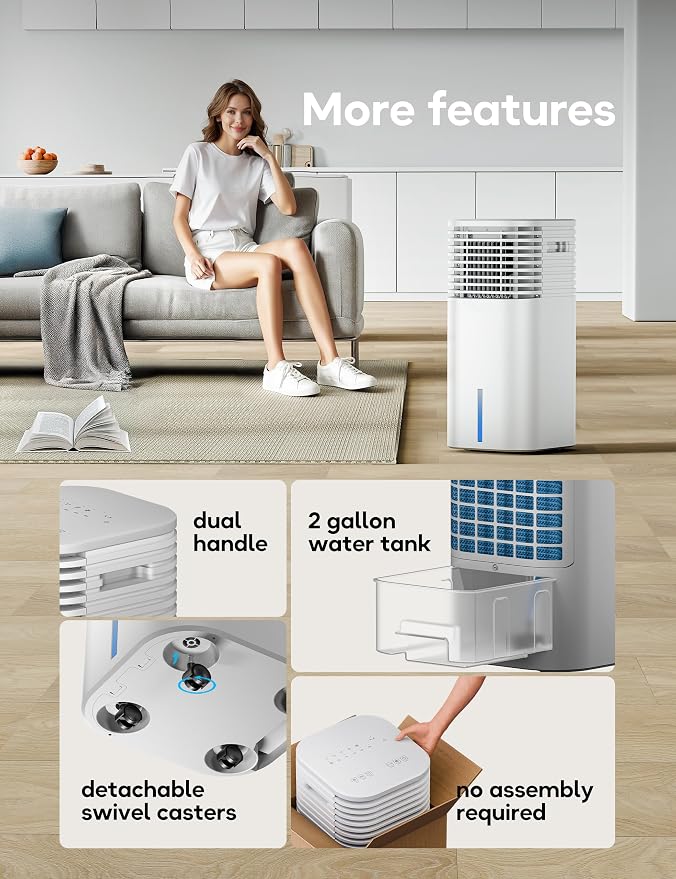 Evaporative Air Cooler F - 3 Three Ice Boxes