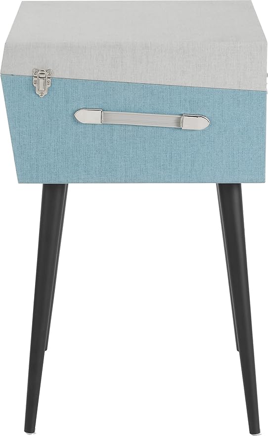 Crosley CR6233F-TN Dansette Bermuda Bluetooth in/Out Portable Vinyl Record Player Turntable with Aux-in, Tourmaline