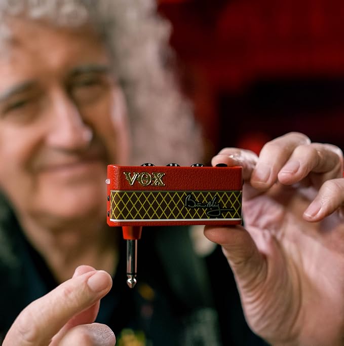 Vox amPlug Brian May Headphone Guitar Amplifier w/ Treble Booster, Stereo Tap-tempo Delay, Chorus, Phase, and Rhythms