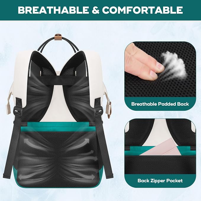 Maelstrom Cooler Backpack, 36 Cans Insulated Backpack Cooler, Soft Leakproof Double Deck Cooler Bag, Lightweight Lunch Backpack for Men & Women,Perfect for Beach Travel, Camping & Work