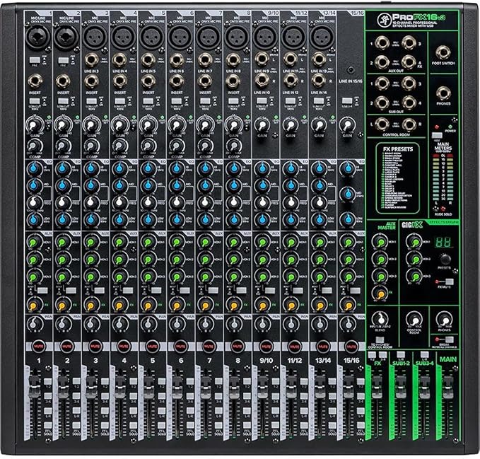 Mackie ProFX16v3 16-channel Mixer with USB and Effects