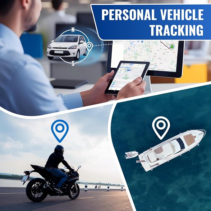 REWIRE SECURITY 104-Plus 4G Magnetic GPS Tracker for Vehicle | Easy Mount | Fits with Car, Van & Motorbike | Live Tracking | Up to 4 Month Battery Life | Low Cost Subscription Plans | Free Trial