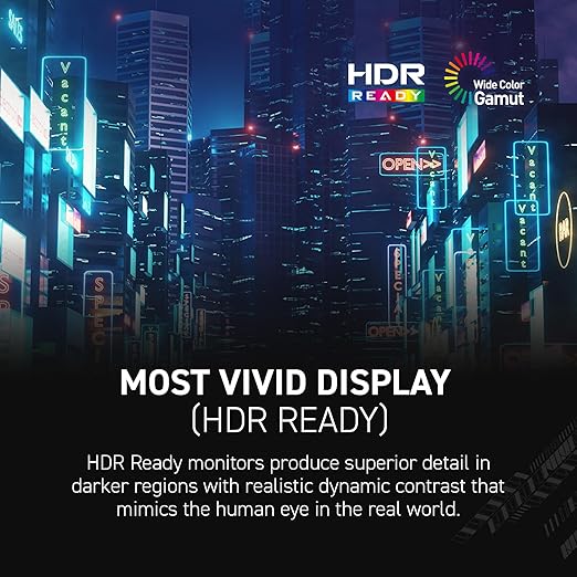 msi MAG 242F 24-inch 1920 x 1080 (FHD) Gaming Monitor, 200Hz, Adaptive Sync, HDMI, DisplayPort, VESA Mountable, Tilt, Height Adjustable, Speaker, 0.5ms, Black
